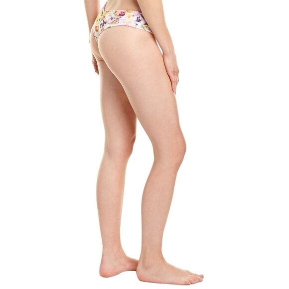 Martha Rey Womens  La Isla Bikini Bottom, White - Picture 2 of 3